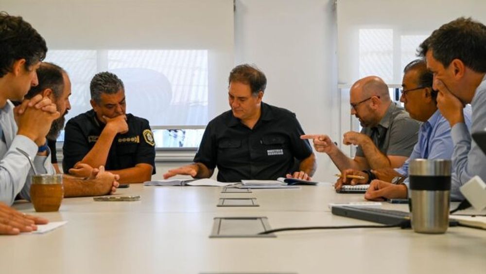 El ministro de Seguridad bonaerense, Javier Alonso, se reunió hoy con su par porteño. - Seguridad -