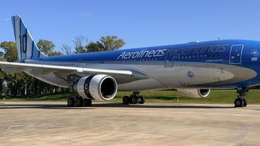 Las naves de Aerolíneas Argentinas se ponen la 10 de Leo.