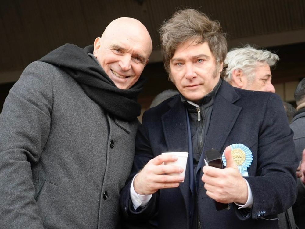 José Luis Espert y Javier Milei juntos.&nbsp;