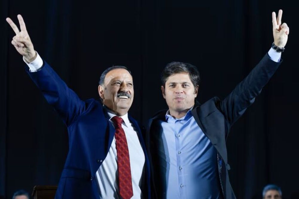 Ricardo Quintela y Axel Kicillof en La Rioja, en una imagen de archivo.