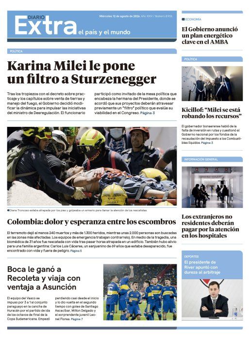 Edición impresa 12/08/2026 Edición impresa 12/08/2026