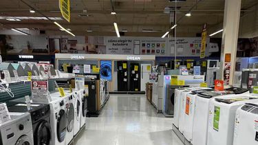 La línea blanca, con menos ventas.&nbsp;