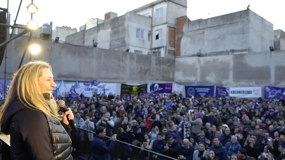 Karina Milei reapareció en un acto de LLA en La Matanza
