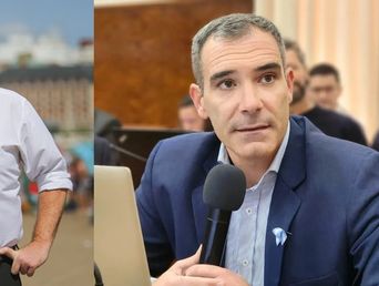 Guillermo Montenegro y Agustín Neme. Guillermo Montenegro y Agustín Neme.