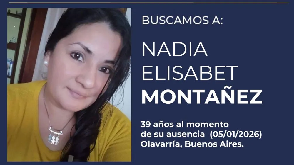 Nadia Montañez, de Bolívar, está desaparecida desde el 1 de enero.