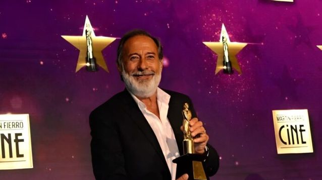 Guillermo Francella le agradeció su premio al público. (Aptra)