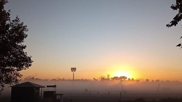 Ante la presencia de bancos de niebla se recomienda prudencia extrema en la circulación vehicular.