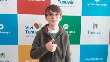Ian Moche, el chico que padece una condición del espectro autista y concientiza al respecto. (Foto: DIB/Archivo)