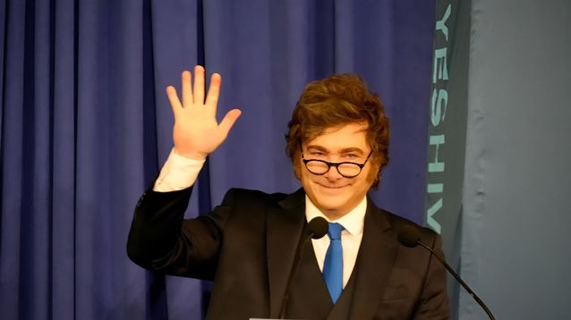 El presidente Javier Milei en Nueva York.