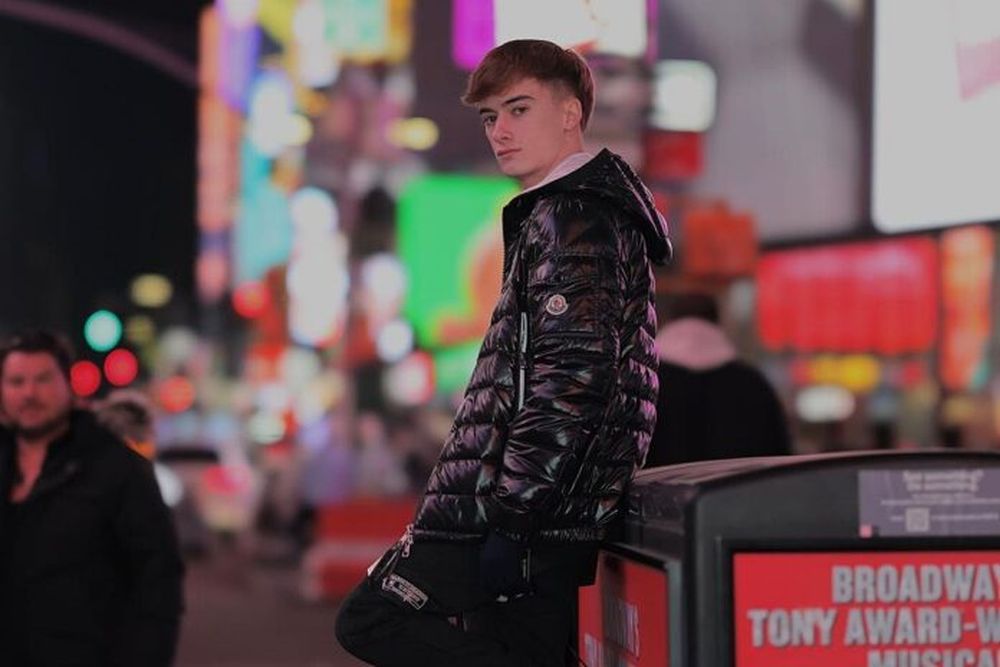 Franco Saulle en la ciudad de Nueva York. (Instagram @_francosaulle)