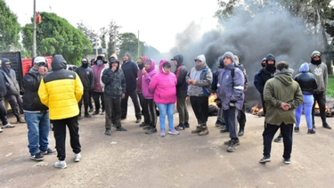 Protesta en el Predio de Disposición Final de Residuos de Mar del Plata. (La Capital)