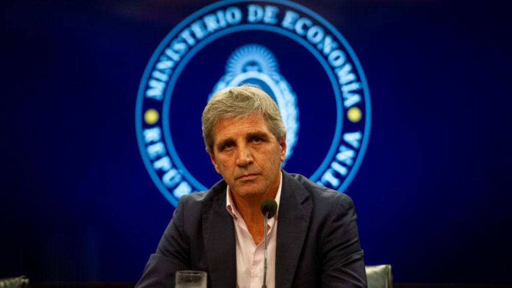 El ministro de Economía, Luis Caputo. - Télam -