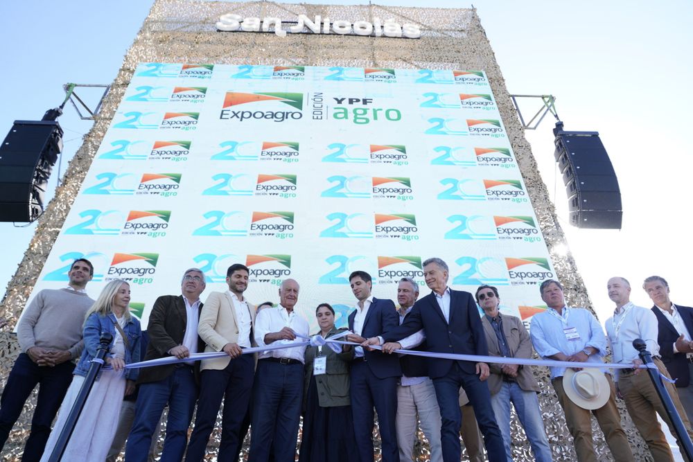 La inauguración de la Expoagro 2026.