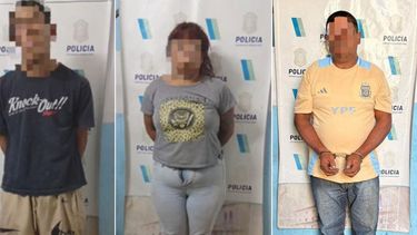 Los detenidos por el crimen de Braian en Mercedes.&nbsp;