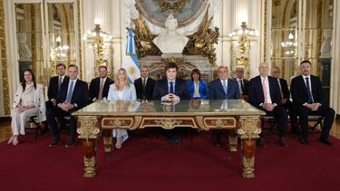 Cadena nacional de Javier Milei, en conmemoración de su primer año de gobierno. - Presidencia -