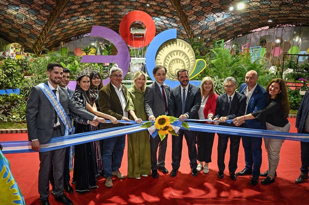 La ceremonia de apertura de la Fiesta Nacional de la Flor 2025.