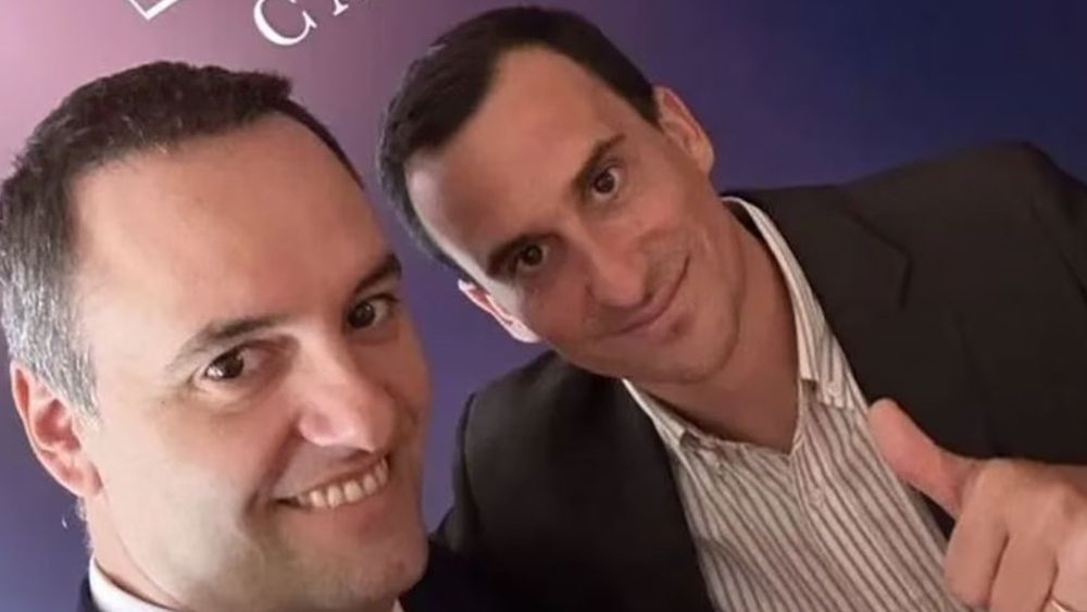 Manuel Adorni y Javier Lanari. Manuel Adorni y Javier Lanari.