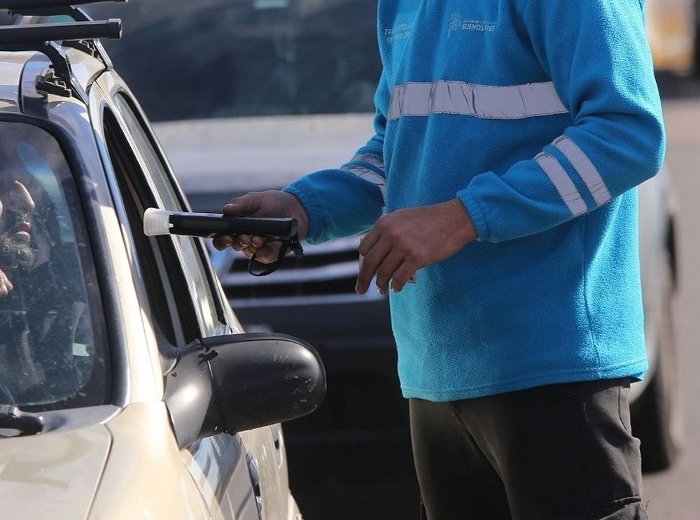 Desbordamiento de rango: control de alcoholemia positivo.