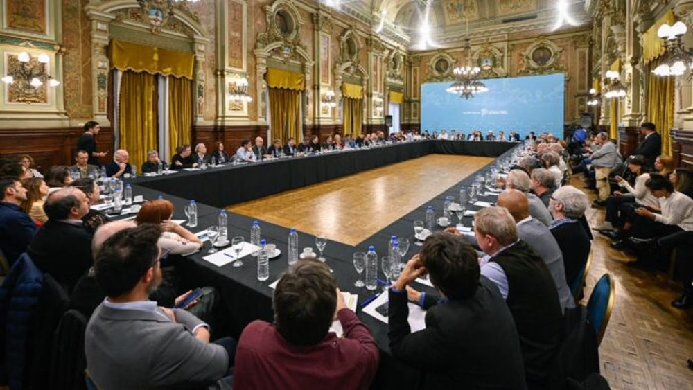 Axel Kicillof recibió en Gobernación a rectores y rectoras de universidades públicas. (Gobernación)