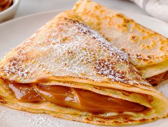 Panqueques con dulce de leche, una dupla irresistible.