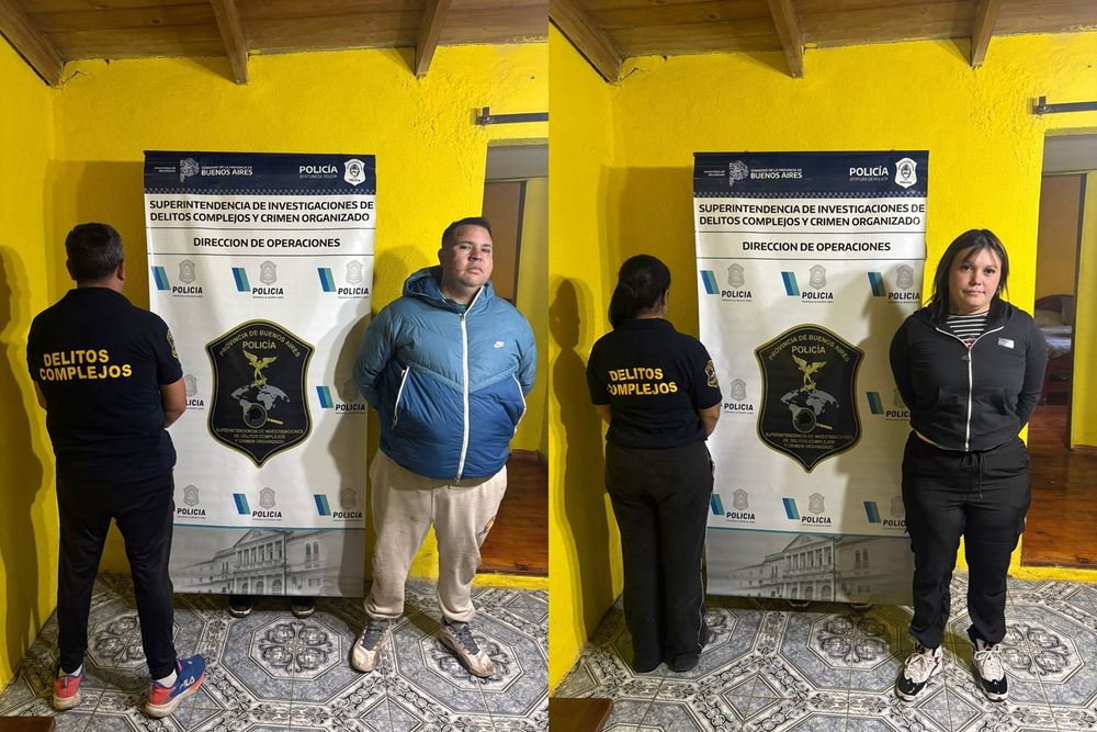 Fabián Jesús Bravo, alias “El Gordo Pei”, y su pareja Joana Giménez.