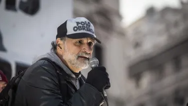 El referente del Polo Obrero Eduardo Belliboni.