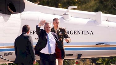 Alberto Fernández, despedida con polémica.