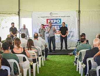 El ministro Javier Rodríguez en la 2° Expo CoopeLac 2025. El ministro Javier Rodríguez en la 2° Expo CoopeLac 2025.