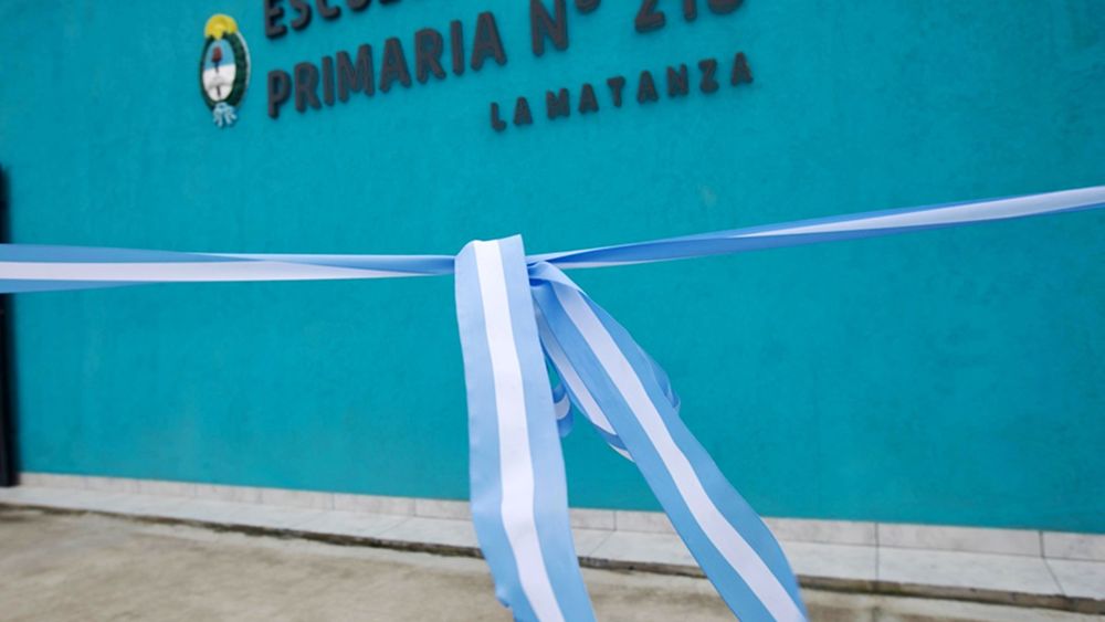 Vuelta a clases: inversión de más de 8500 millones de pesos para reparar escuelas bonaerenses