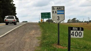 La Ruta 3 atraviesa la provincia de Buenos Aires hacia el sur del país.&nbsp;