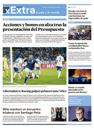 Tapa Diario Extra - 17-09