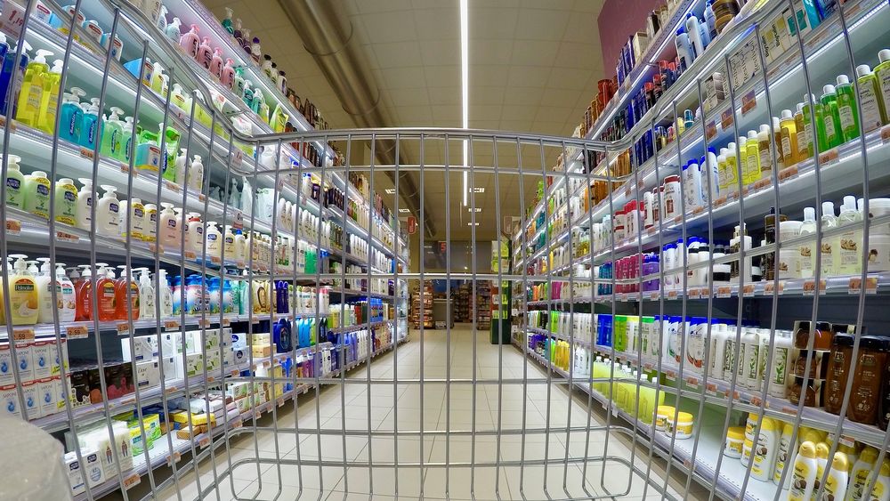 Un changuito en un supermercado.&nbsp;