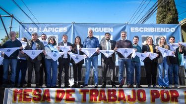 El acto en recuerdo del 49º aniversario de la Noche de los Lápices. 