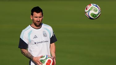 Messi preparado para iniciar su sexto Mundial con la Selección Argentina.