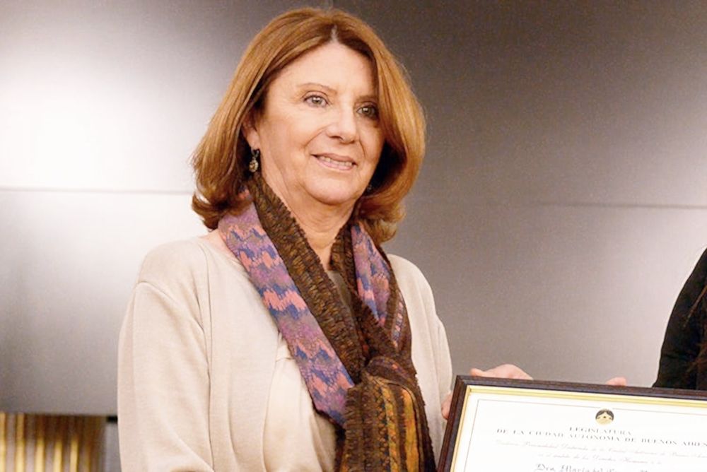 La jueza María del Carmen Roqueta, una figura sobresaliente de la lucha por los derechos humanos desde el Poder Judicial.&nbsp;