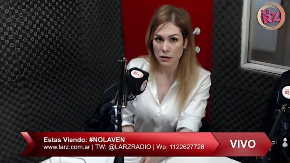 Lilia Lemoine en el programa de La RZ Radio, en YouTube. (Captura de video)