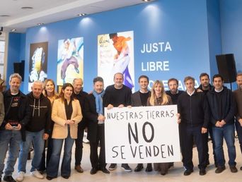 Los intendentes de La Liga, en San Vicente.&nbsp;