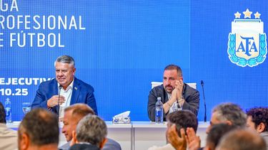 El presidente de la AFA, Claudio Tapia. 