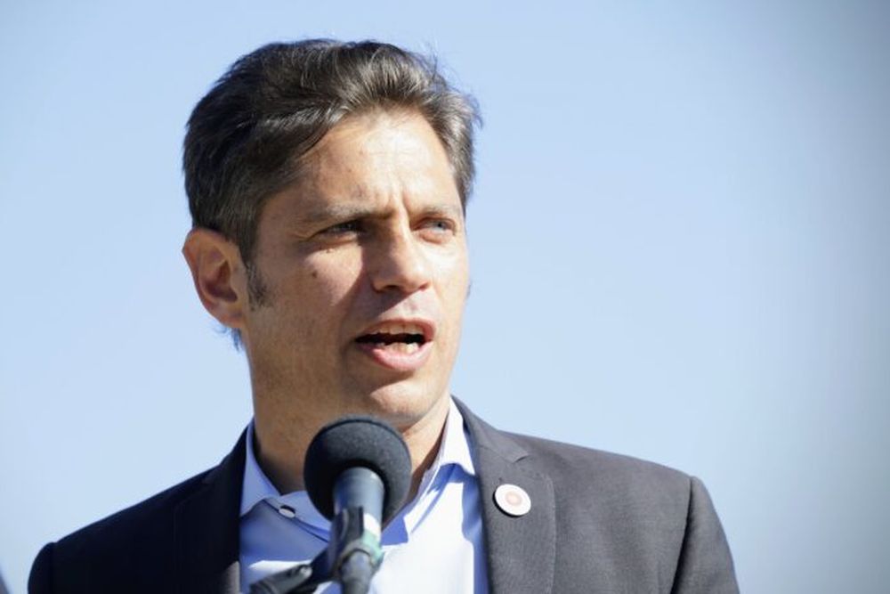 El gobernador Axel Kicillof.