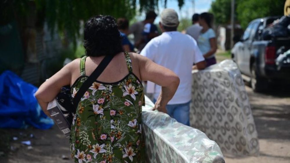 La solidaridad presente en Bahía Blanca.