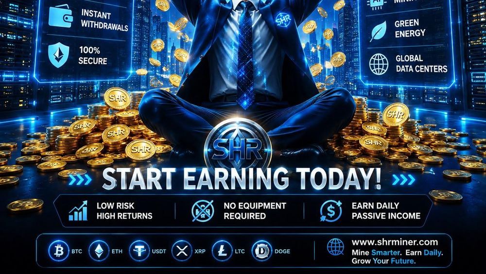SHR Miner ha lanzado un servicio gratuito de minería en la nube para titulares de BTC, XRP y ETH, ofreciendo ganancias diarias de $10,700 o más