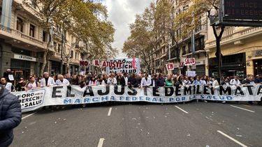 marcha contra el ajuste en salud: gran convocatoria en plaza de mayo y replicas en todo el pais