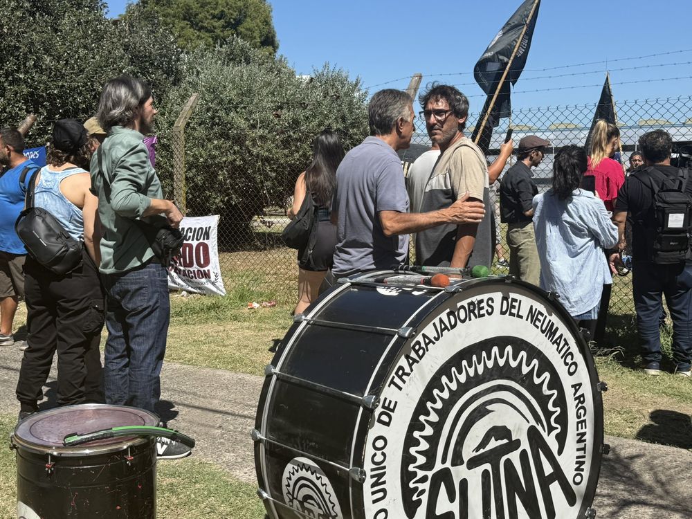 La protesta de los trabajadores de Fate.