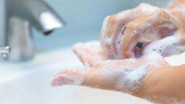 Lavarse bien las manos con agua y jabón previene enfermedades infecciosas.