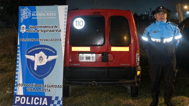 La camioneta secuestrada a la altura de Costa del Este.