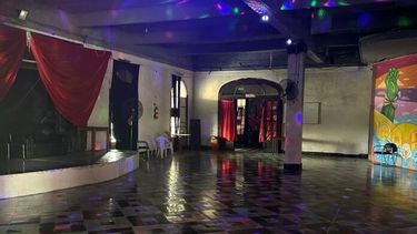 El local que el Gobierno denunció que se convirtió en boliche.