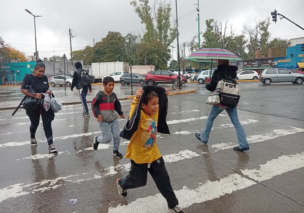 lluvia niños