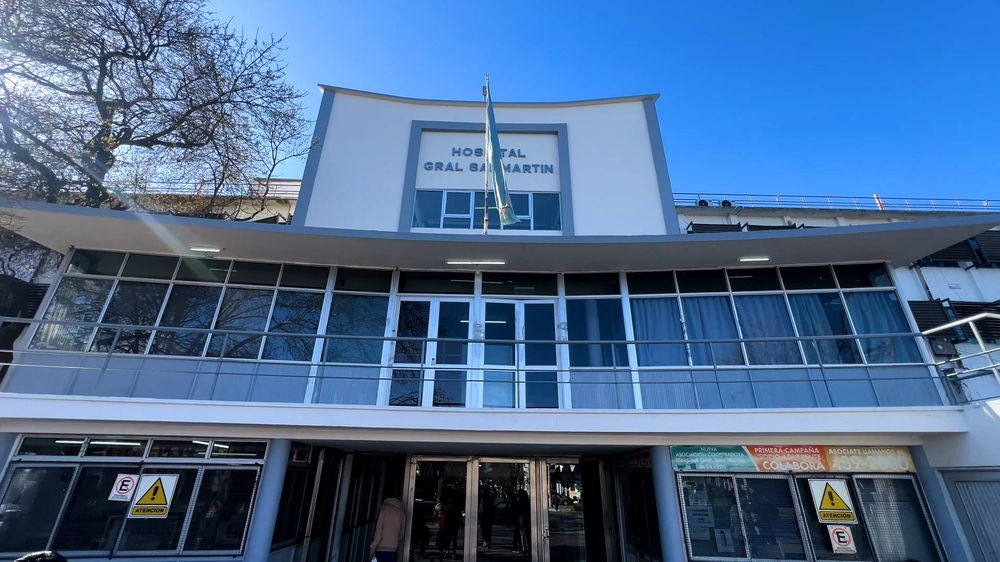 El Hospital San Martín de La Plata.&nbsp;