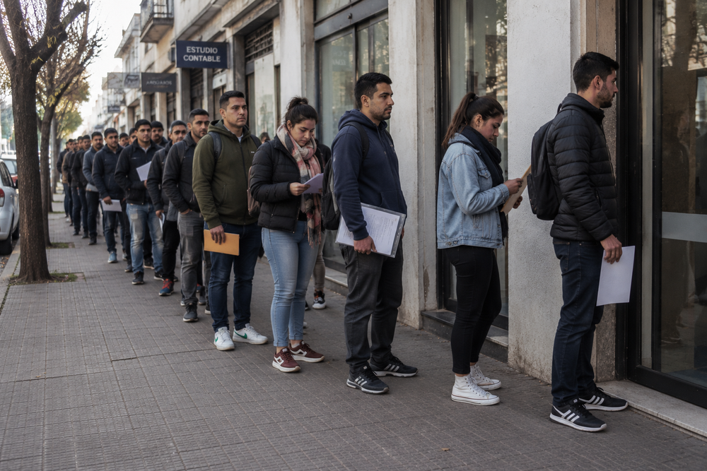 Los números del desempleo, según el Indec.