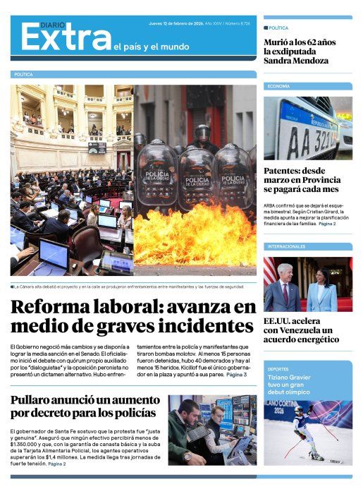 Edición impresa 12/02/2026 Edición impresa 12/02/2026